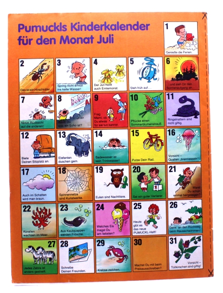 Pumuckl - die erste Pumuckl Zeitschrift der Welt - Bastel & Comic Magazin Nr. 7 (1984)